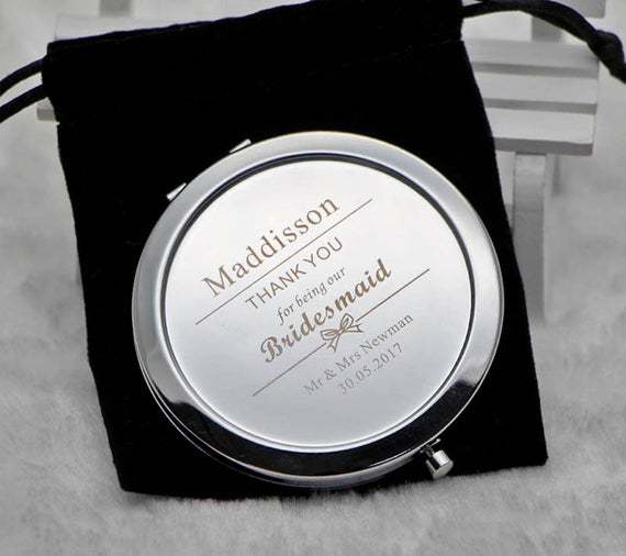 70mm Round Blank Pocket Mirror,Blank Compact Mirrors - Seconds - DIY,double side pocket mirror bezels tray,Personalized Mirrors