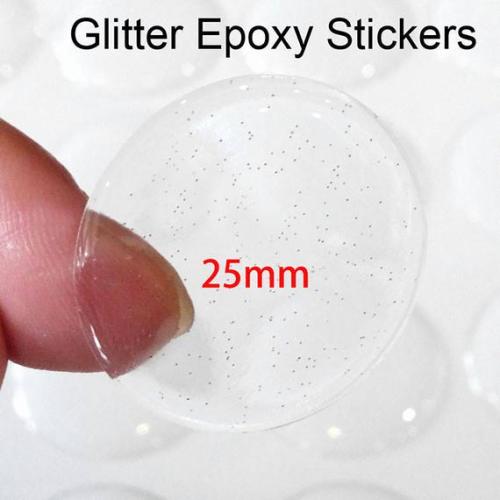 ON SALE-25mm High Quality Epoxy Dot Stickers 1 inch for Bottle Caps - Epoxy Domes, Epoxy Resin Dots, Epoxy Stickers