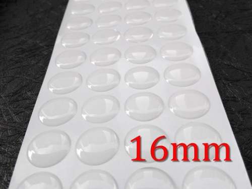 20/50/100 16mm High Quality Clear Round Epoxy Stickers for Bottle Caps and Pendants, Wholesale Bottle Cap stickers