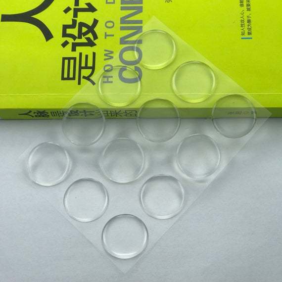 1inch Round 3D Transparent Clear Epoxy Adhesive Circles Bottle Cap Stickers Resin Bottle Caps Crafting DIY,  3D visual effects