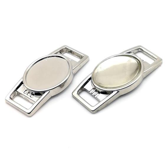 wholesale,12*15mm Oval Shoe Lace Charms for Shoelace, Paracord Survival Bracelets,