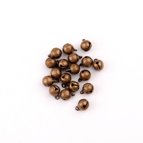 50pc/lot or 100pc/lot Bronze Metal Jingle Bells Loose Beads Festival Party Decoration/Christmas Tree Decorations/DIYCrafts Accessories