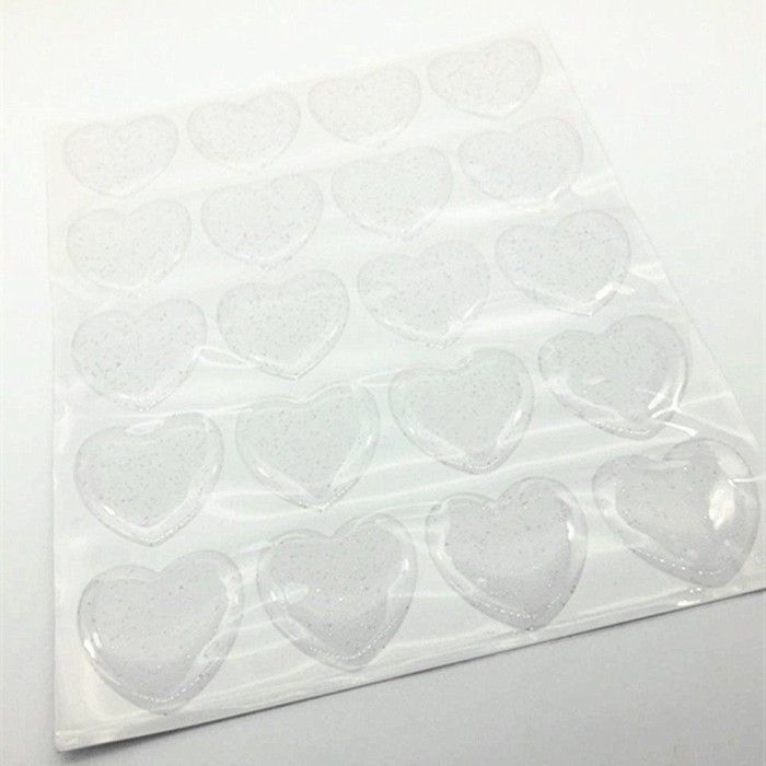 ON SALE-20 or 50pcs 1 inch (2.54cm) High Quality Heart Glitter Stickers Epoxy Adhesive Seal for Bottle Cap and Pendants