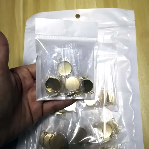 50pcs 8mm 10mm 18mm 20mm 25mm 30mm Stainless steel 18K vacuum plating Settings Base, Bezel Blank Base Setting, Round Cabochon Pendant Base