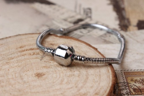 5pcs Titanium Steel Stainless Steel European bracelet with barrel clasp, Snake Chain Bracelet, European bracelet supplies, Never fade