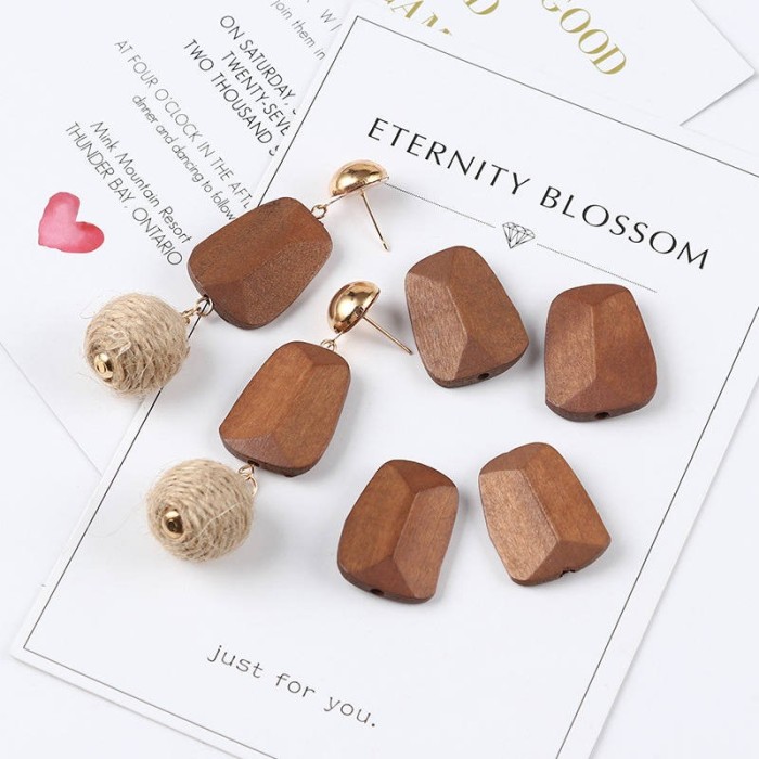 20pcs wooden pendant for DIY, Wood Earring Pendant Charm Finding ,DIY Accessory Jewellry Making