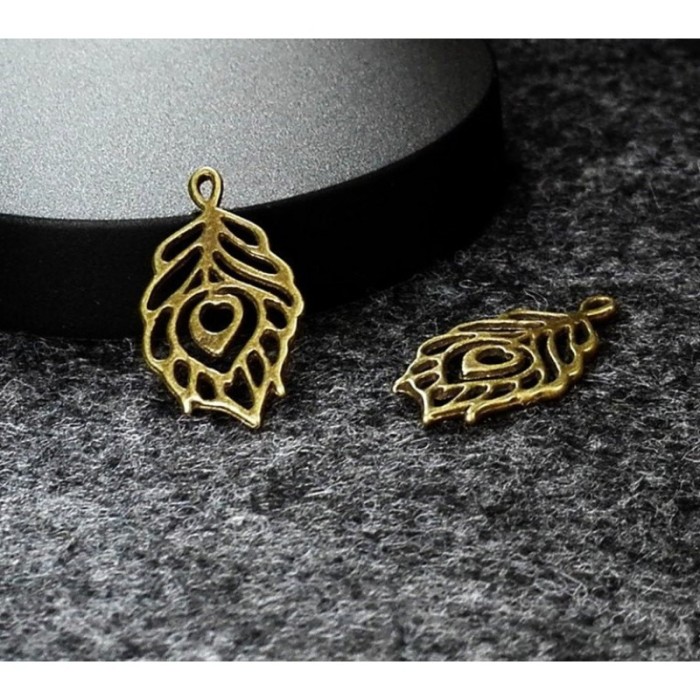 20pcs Antique Tibetan Silver Tone Angel Wing Charms Pendants Findings Feather Charm Pendants Findings (#30100155)