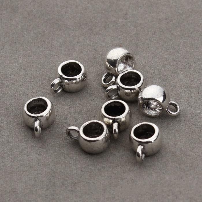 30pcs Ring beads, European Beads, Bead Charms, fits most European charm bracelets bead charm bracelet