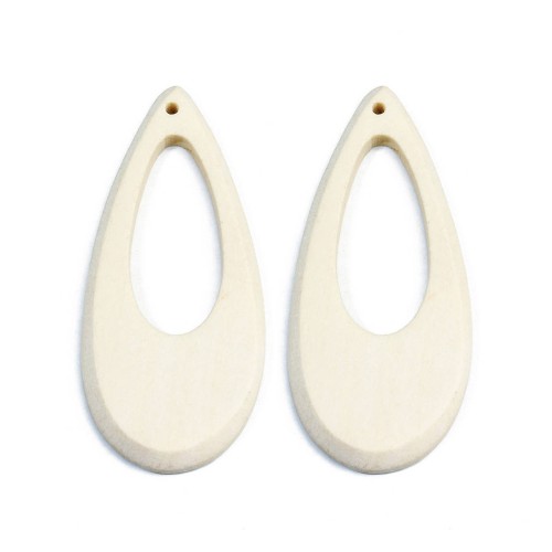 10pcs large oval wooden pendant for DIY,Teardrop Wood Earring Pendant Charm Finding ,DIY Accessory Jewellry Making