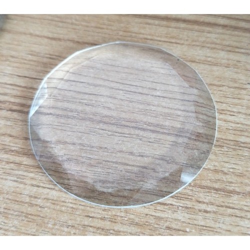 58mm round glass cabochon for DIY compact mirror jewelry supplies