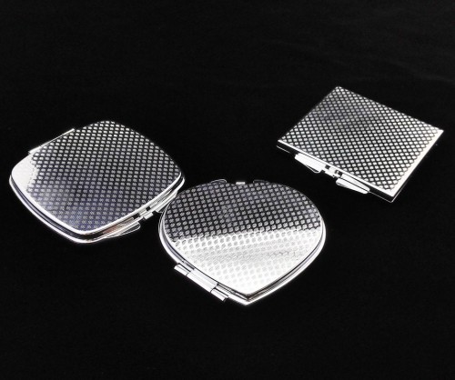10 Kits Pocket Mirror Blank Compact Mirrors Supply Silver Mirror Compact DIY Kits Round Mirror Best Gift Bridsmaid Gift Supply
