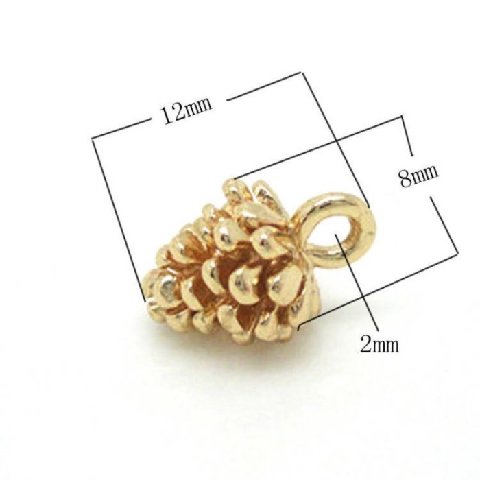 24K Gold Color Plated Brass Flower Beads Caps Tassel Caps High Quality Diy Jewelry Accessories(#20001002)