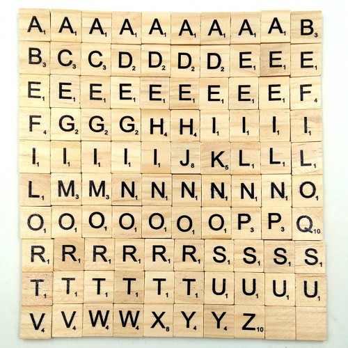 ON SALE-1000 pack Wooden Scrabble Tiles, Crafting Jewelry Wedding Favors Alphabet Pendants, Earrings, Magnets, Charms, Mosaics,wholesale
