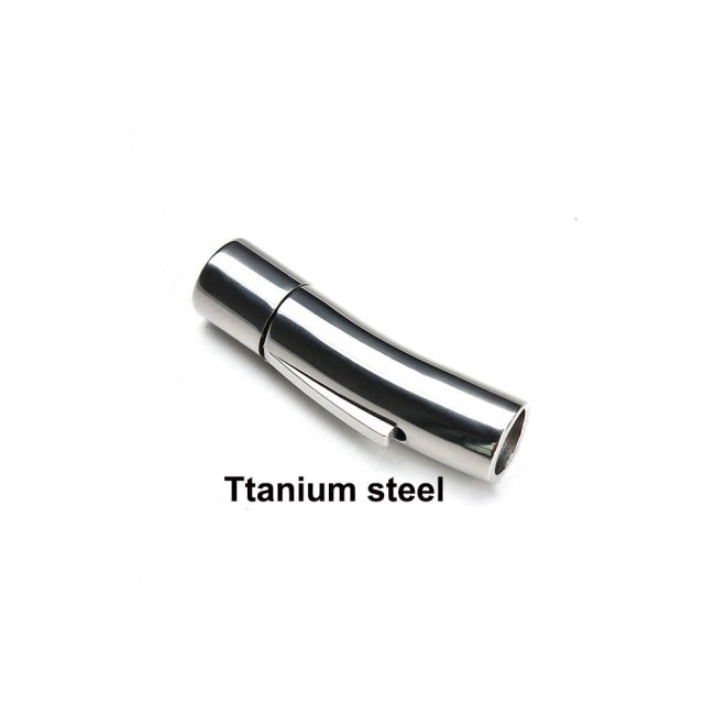 5 Sets 2mm 3mm 4mm Ttanium steel Clasp Leather Cord End Cap, Leather cord Connector Links