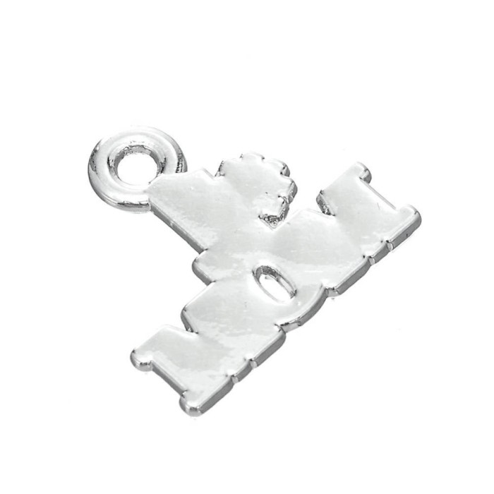 20pcs Antique Tibetan Silver Tone, No.1 MOM Mother's day Charms Pendants Findings