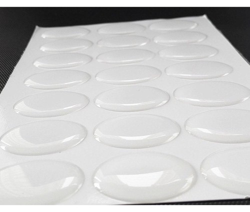 500pcs 18 x 25mm High Quality Clear Oval Epoxy Stickers for Pendants, Wholesale clear stickers E002