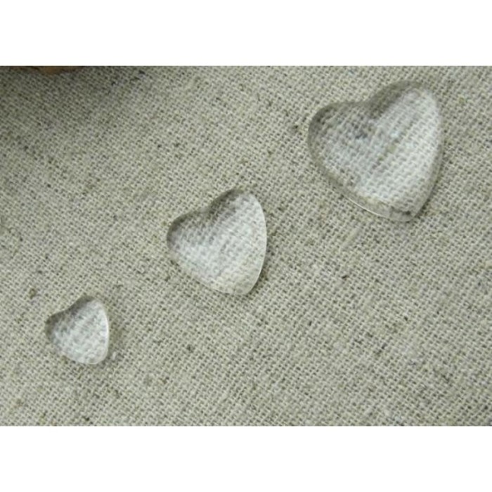 100pcs 10mm 12mm 16mm Clear Glass Heart Cabochons, clear glass tiles Glass Domes(3010374)