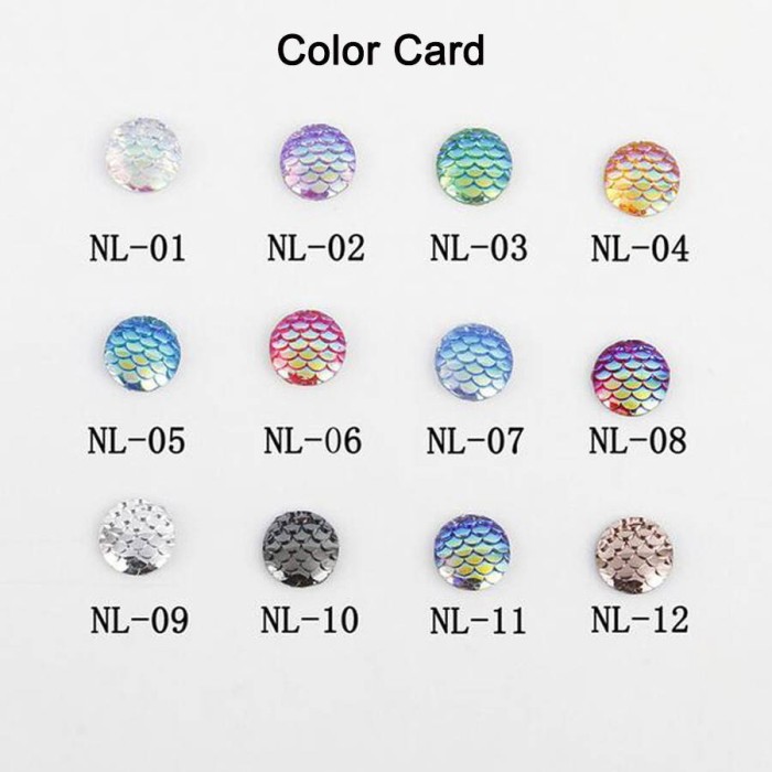 wholesale.12mm Mermaid silver charms, Mermaid scale, Holographic pendants, silver mermaid, dragon skin pendant, snake skin charm