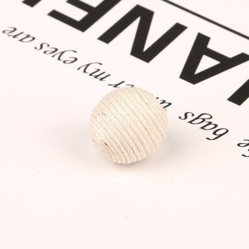 diy jewelry earring pendants accessory 50pcs/lot 16mm Linen hemp rope weaving fashion plastic handmade beads charms