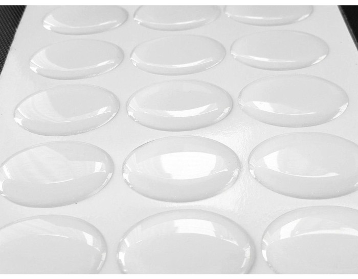 500pcs 18 x 25mm High Quality Clear Oval Epoxy Stickers for Pendants, Wholesale clear stickers E002