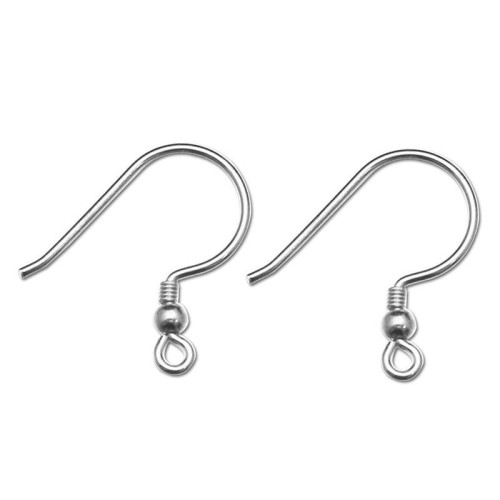 10 pairs Earring hooks, Sterling Silver French Hook Earwires S925