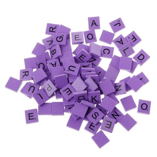 On Sales-500 Scrabble Tiles Wooden Complete Set Scrapbooking, Crafting Jewelry Wedding Favors Alphabet Pendants, Earrings, Magnets, Charms