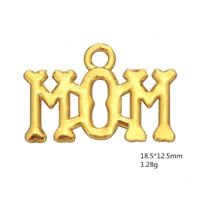 15%OFF Antique Tibetan Silver Tone or Gold, Mom Mother's day Charms Pendants Findings,20pcs ,50pcs,100pcs