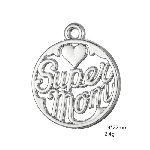 20pcs Antique Tibetan Silver Tone or Gold, Mom Mother's day Charms Pendants Findings