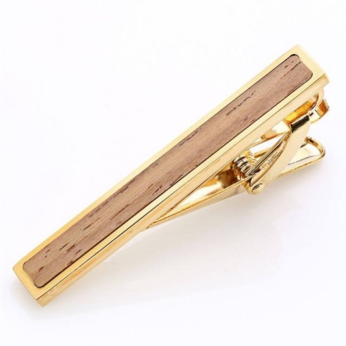 Hot High quality Wood Tie Bar For Mens Tie clips High-grade hedgehog sandalwood Mens Clamp Business Wedding Tie Clip&Cuff links,DIY Jewelry