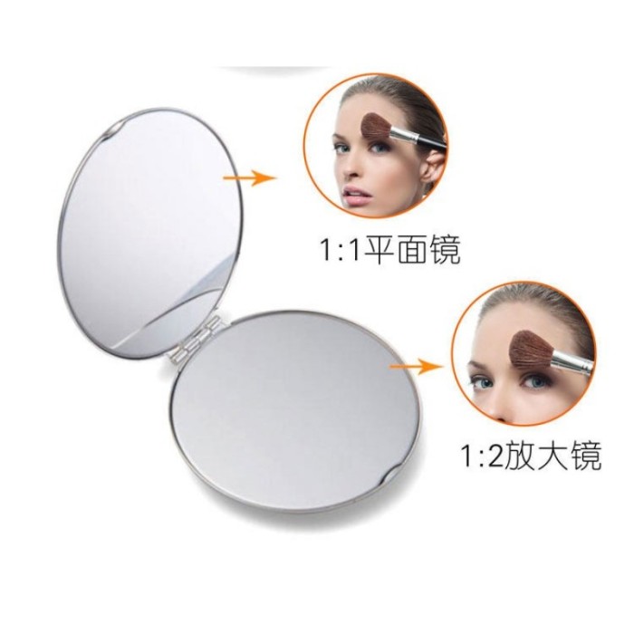 Personalized compact mirrors,engraving pocket mirror,304 Stainless Steel Hand Pocket Folded-Side Cosmetic Make Up Mirror,Wedding supplies