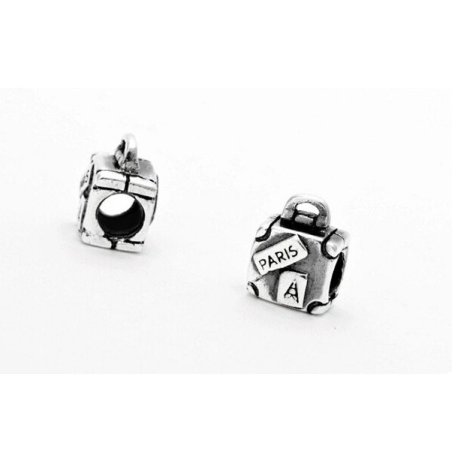 20pcs Suitcase European beads, Bead Charms, fits most European charm bracelets bead charm bracelet