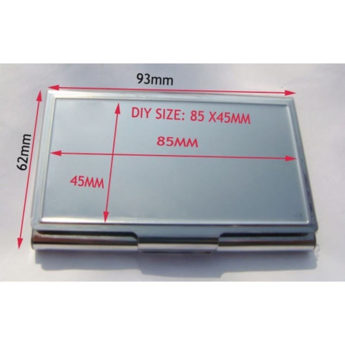 10 Kits-DIY Blank business card card holder, Stainless steel business card holder blank,Engravable business card holder,Epoxy Stickers