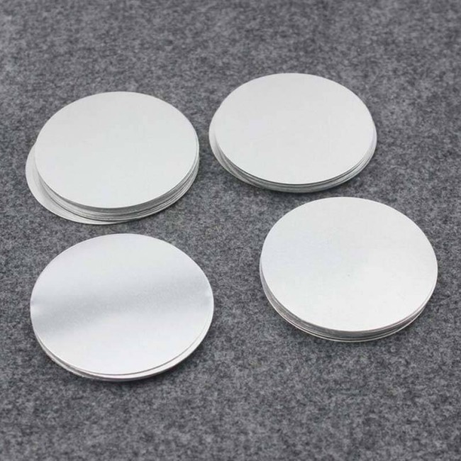 wholesale 30% OFF-100pcs/500pcs 58mm Aluminum Stamping Blanks 2.28 Inch Diameter - Raw Brushed Finish Round Circle Disc