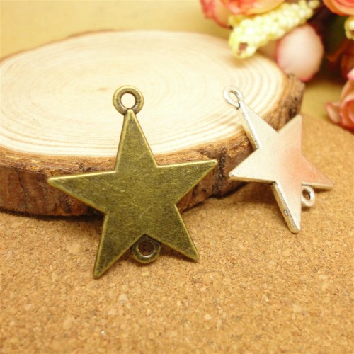 Pendant Clips & Pendant Clasps-bracelets blanks- 100PCS bright Silver Tone Glue on Bail Leaf Tags Jewelry Findings DIY Jewely earring blanks
