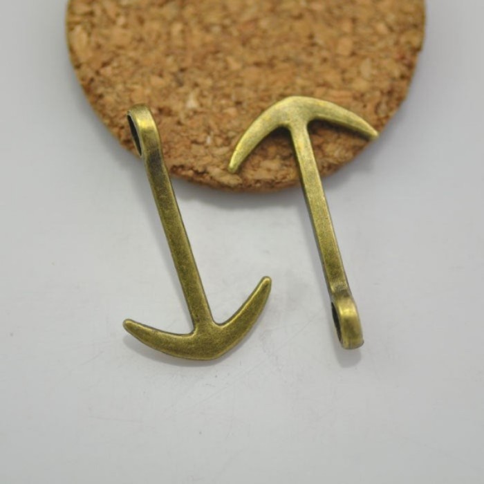 10pcs Antique Bronze Anchor Charms (#3010247)