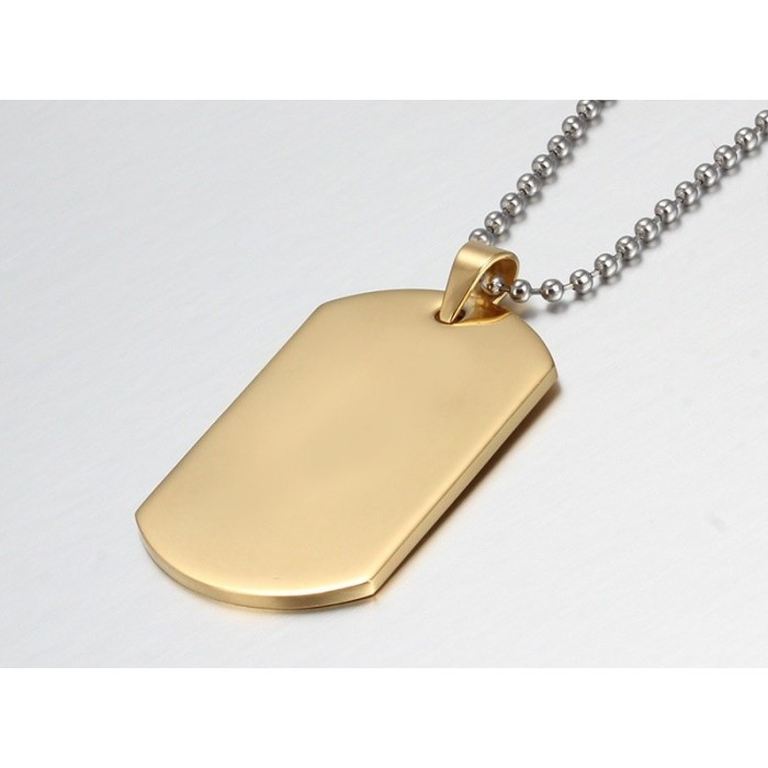 Titanium steel Dog Tags Discs Stamping Blanks Dog Tag Blanks Stamping Blanks 18K Gold Plating Tags Blank Dog Tags,DIY Jewelry