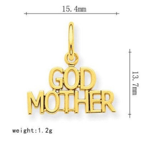 20pcs Gold GOD MOM, Mother Daughter Mother's day Charms Pendants Findings
