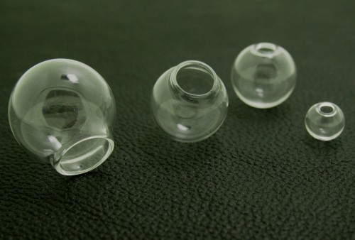 10pcs 20mm 25mm Clear Glass Cover, Glass bubble, Hollow Glass, necklace pendant,charming 601001