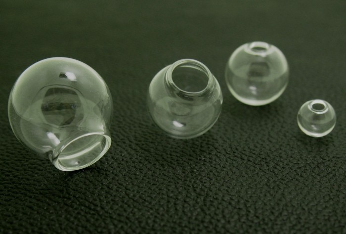 10pcs 20mm 25mm Clear Glass Cover, Glass bubble, Hollow Glass, necklace pendant,charming 601001