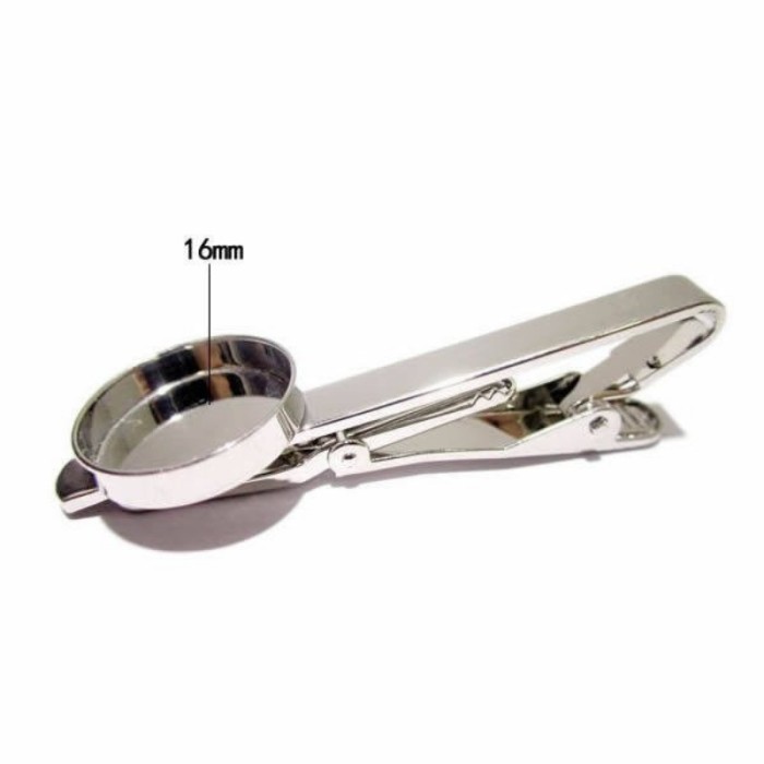 10pcs 16mm Round blank Tie Clip, Tie Clip Supply, Tie Clip Blank Settings,TieTack Blanks 3010400