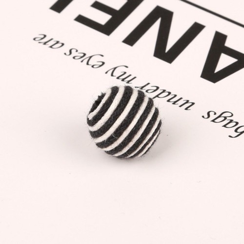 diy jewelry earring pendants accessory 50pcs/lot 16mm Linen hemp rope weaving fashion plastic handmade beads charms