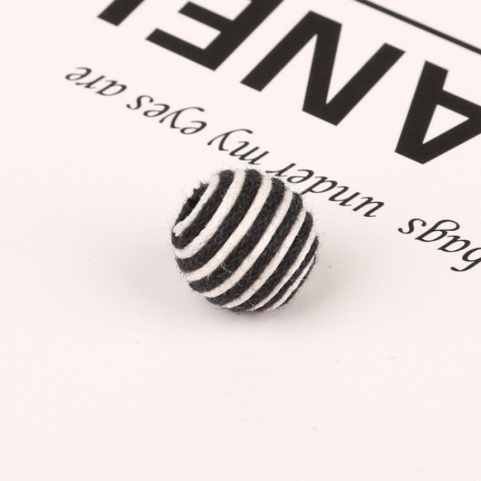 diy jewelry earring pendants accessory 50pcs/lot 16mm Linen hemp rope weaving fashion plastic handmade beads charms