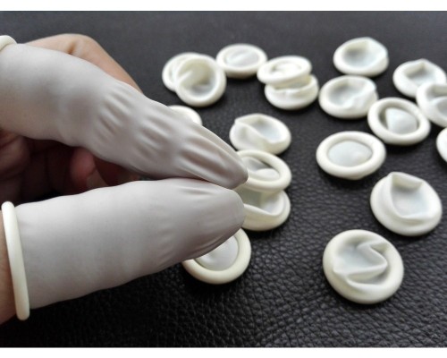 50pcs Finger Cots, Rubber Finger Cots, Rubber Finger Cover, Finger Caps, Finger Protector