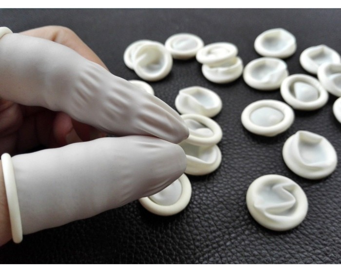 50pcs Finger Cots, Rubber Finger Cots, Rubber Finger Cover, Finger Caps, Finger Protector