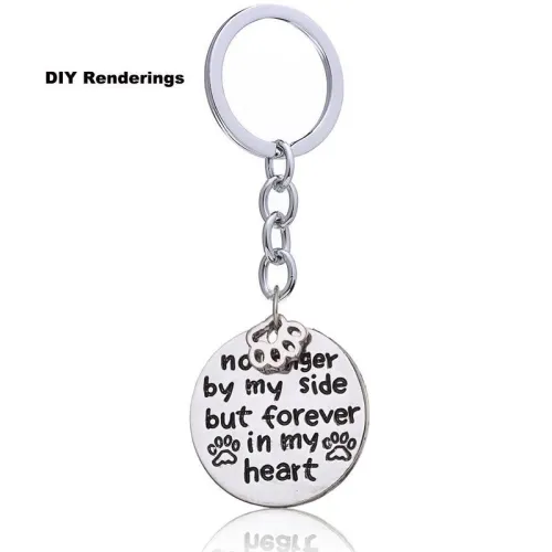 wholesale, Words Charms, pendant English lettering diy handmade materials--"no longer by my side, but forever in my heart" .25mm