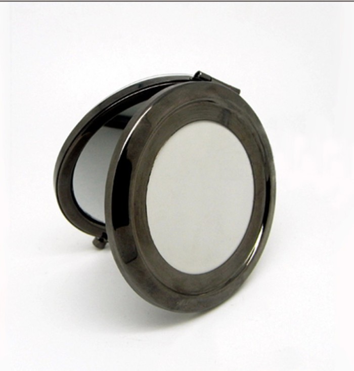 10 Kits 70mm Round Blank Pocket Mirror with 58mm epoxy stickers, Compact mirror blank, Engravable Pocket Mirrors