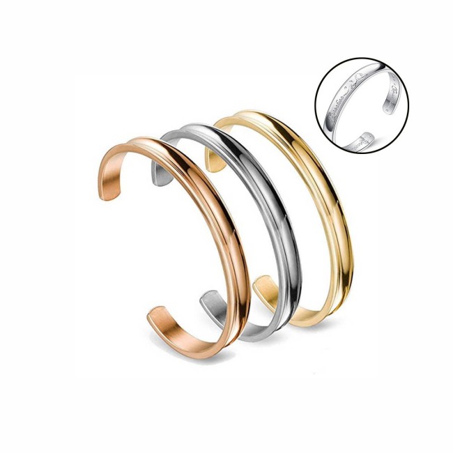 Stainless Steel Blank Cuff Bangle Bracelet,Bracelet Blanks,High Quality C open bracelet.Couple bracelets