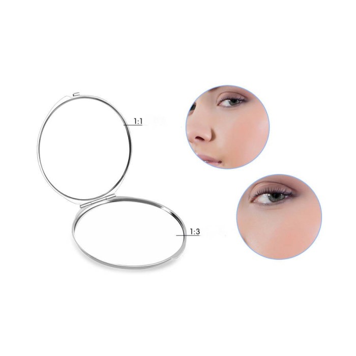 ON SALE-Hot DIY Pocket Mirror Blank Compact Mirrors Silver Makeup,80cm big size