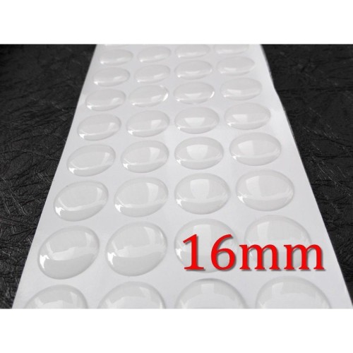 20/50/100 16mm High Quality Clear Round Epoxy Stickers for Bottle Caps and Pendants, Wholesale Bottle Cap stickers