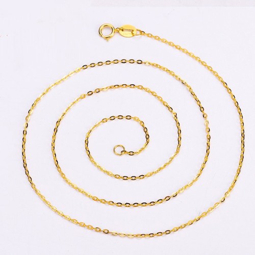 18K Gold. Au750 Pure 18K Yellow Gold Perfect O chain Fine Chain.wholesale Price,free shipping （DHL shipping）